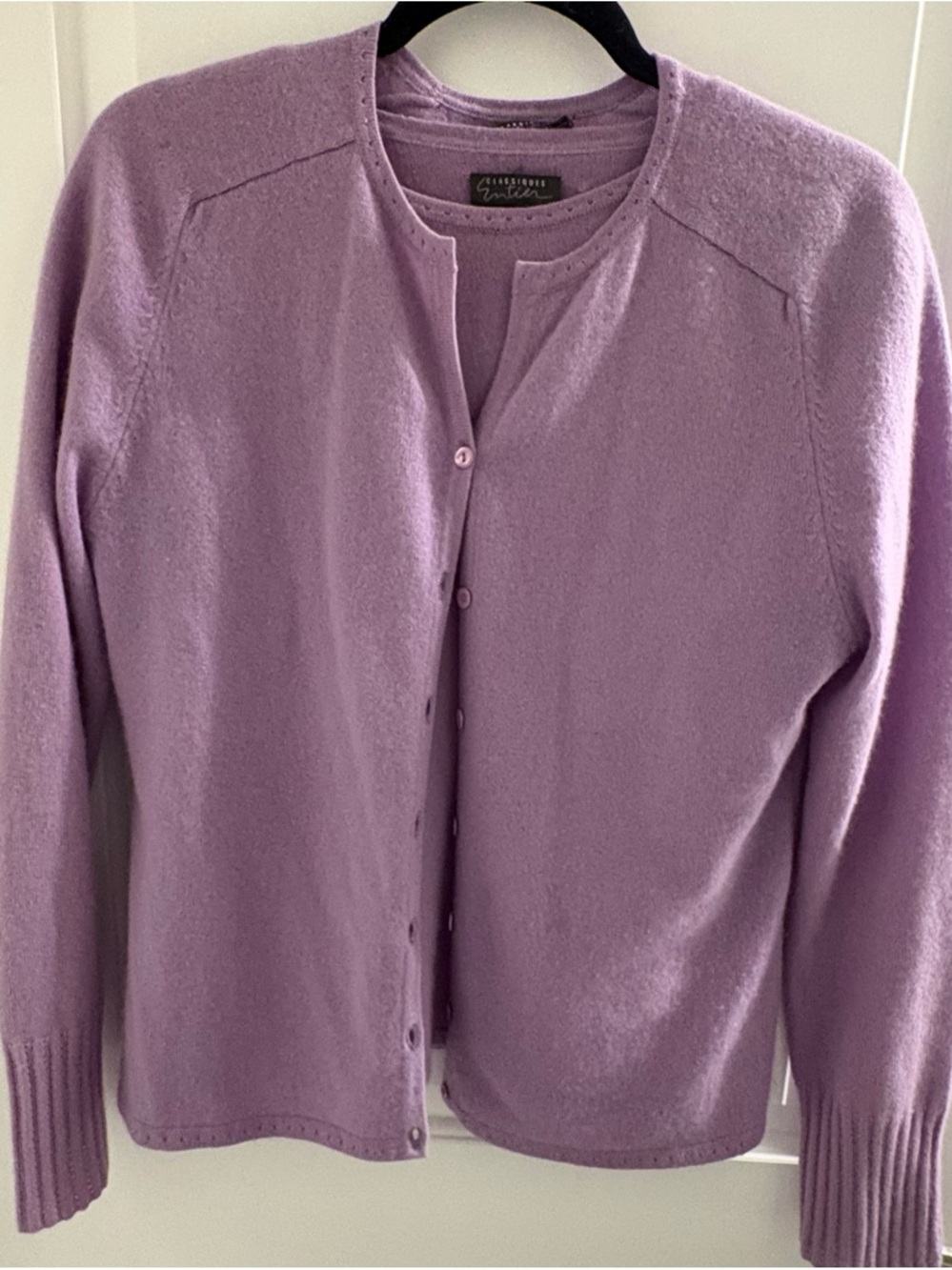 Lilac 100% Cashmere Sweater Set - Soft Lavender